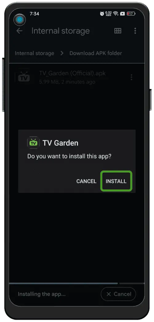 Install & Launch PGTV